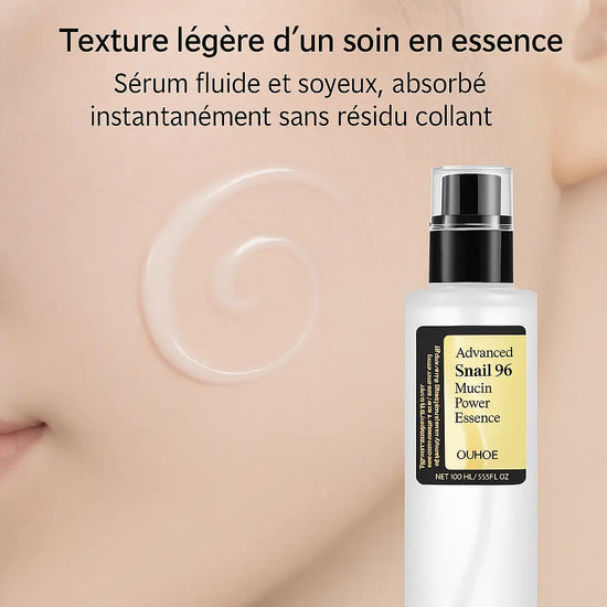 Advanced Snail 96 Mucin Power Essence – Soin de la peau Purmental
