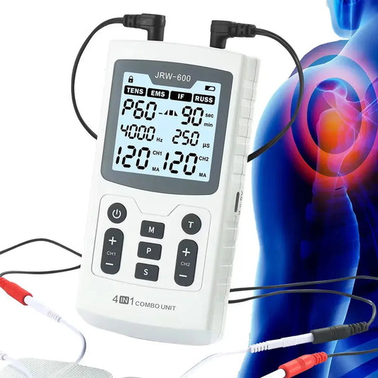 Appareil de physiothérapie 4-en-1 interférentielle à haute fréquence EMS IFT RUSS TENS
