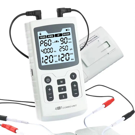 Appareil de physiothérapie 4-en-1 interférentielle à haute fréquence EMS IFT RUSS TENS