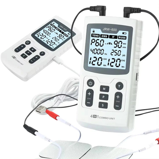 Appareil de physiothérapie 4-en-1 interférentielle à haute fréquence EMS IFT RUSS TENS