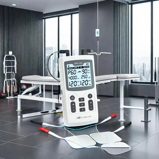 Appareil de physiothérapie 4-en-1 interférentielle à haute fréquence EMS IFT RUSS TENS