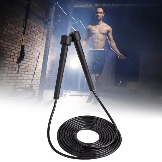 Corde à sauter professionnelle, en PVC, réglable, équipement de fitness, entraînement musculaire et boxe