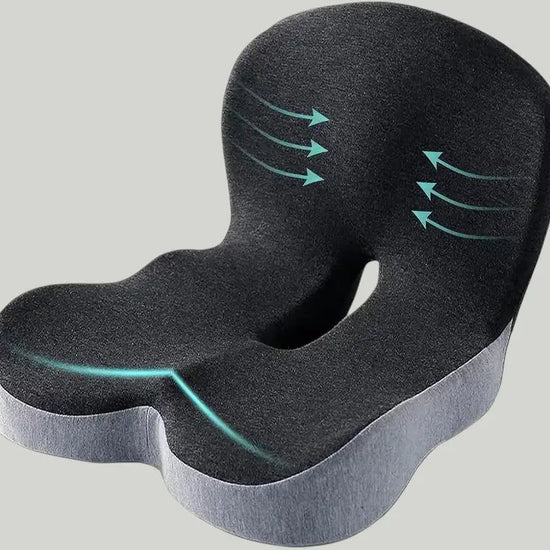 Coussin lombaire - Coussin de chaise pour le dos et les hanches - Purmental
