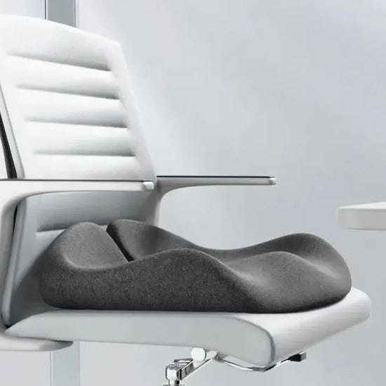 Coussin ergonomique en mousse à mémoire de forme pour siège de bureau ou de voiture - Purmental