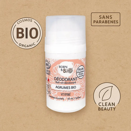 Déodorant Agrumes Bio - Certifié Bio Born to Bio