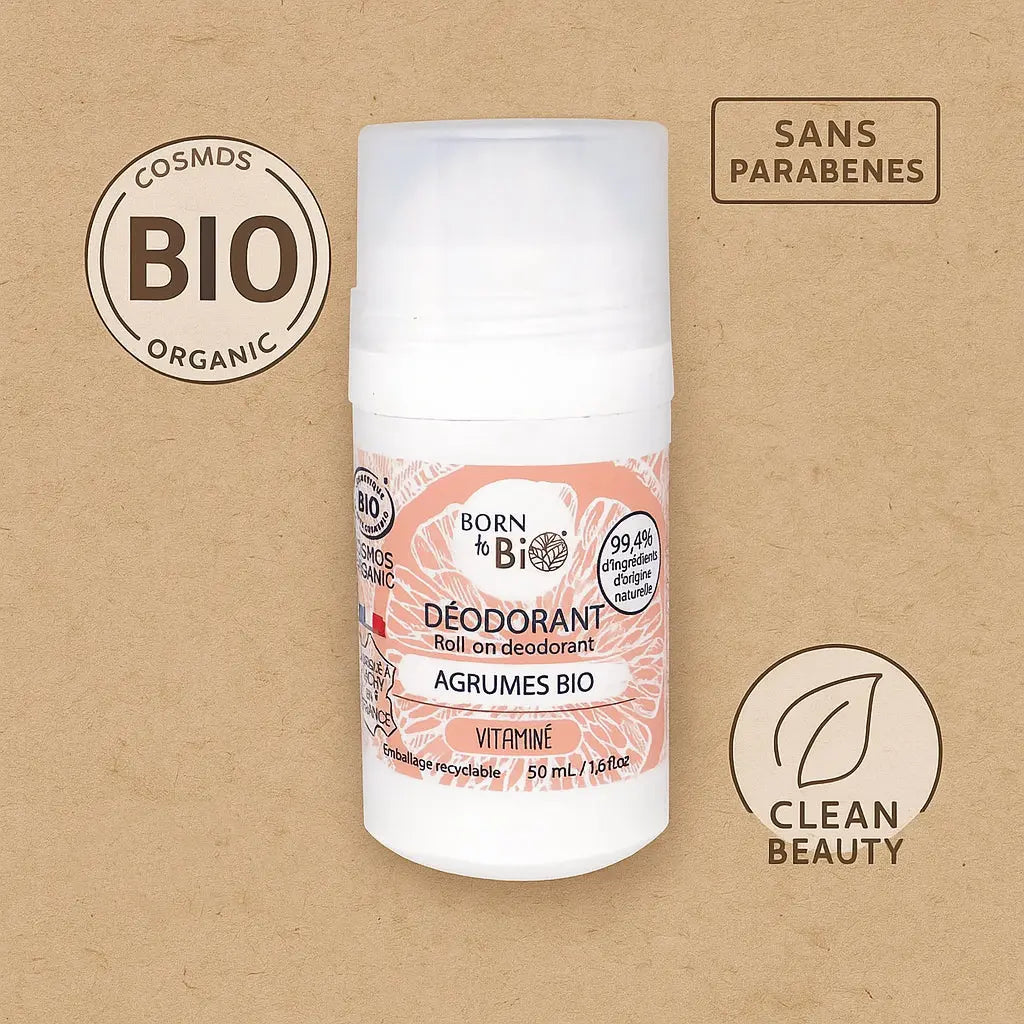 Déodorant Agrumes Bio - Certifié Bio Born to Bio