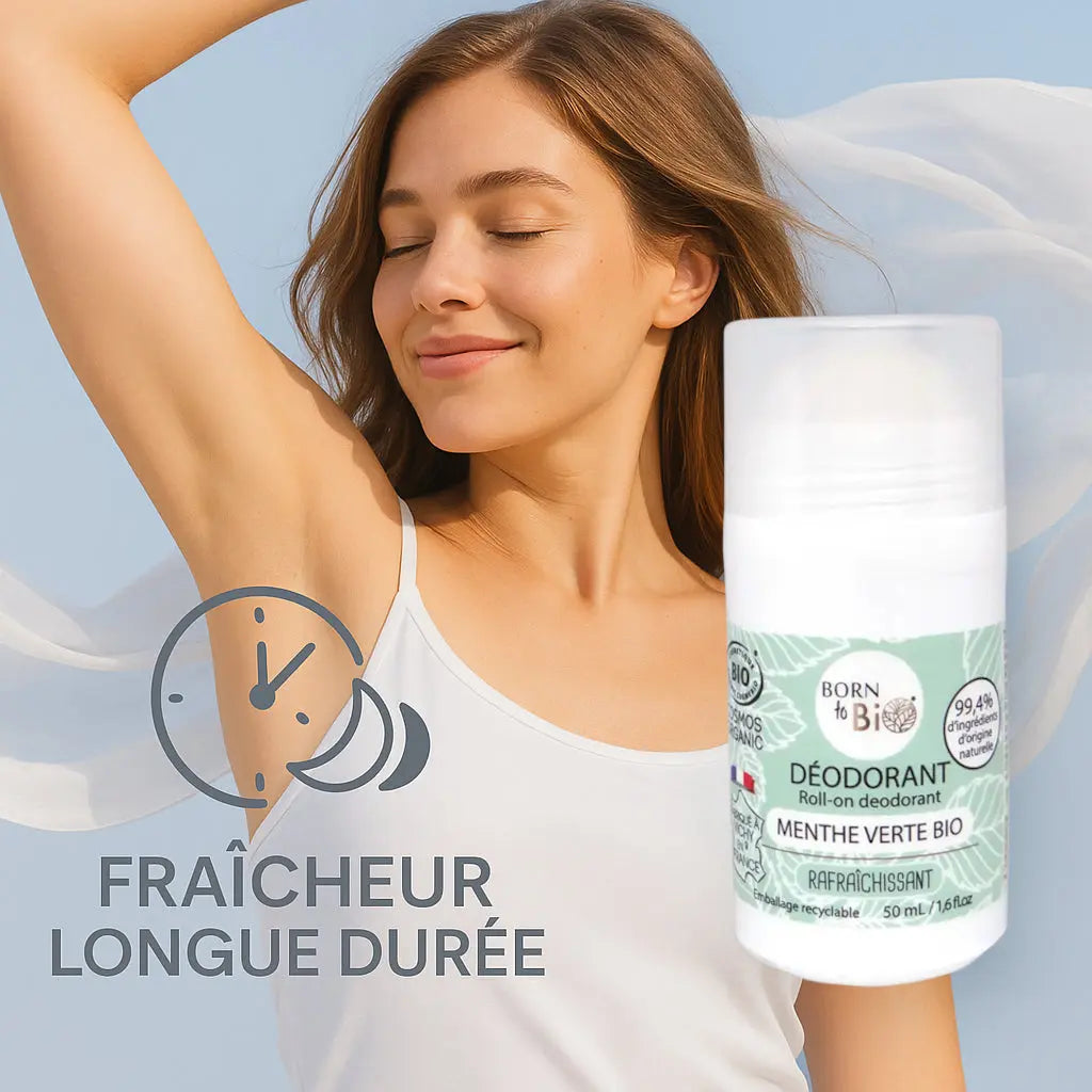 Déodorant Menthe Verte - Certifié Bio Born to Bio
