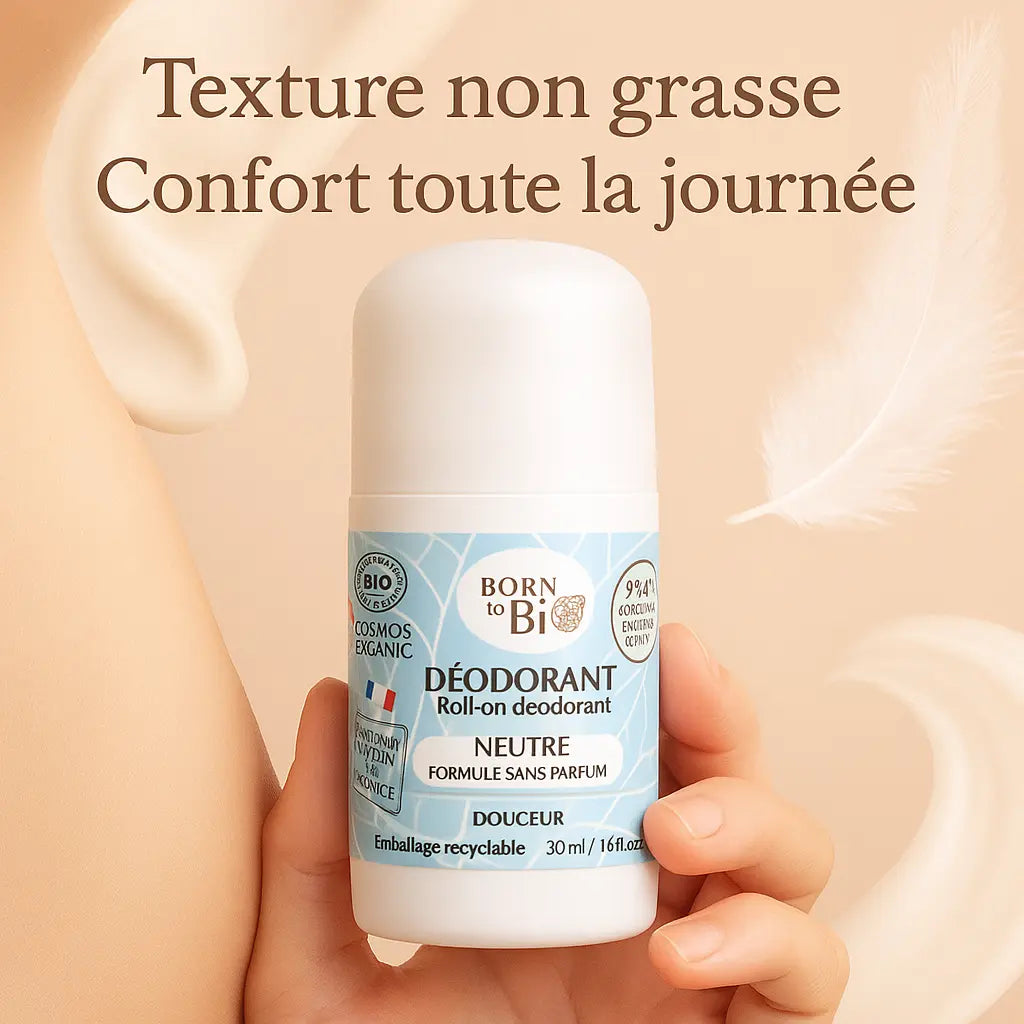 Déodorant Neutre Formule sans parfum - Certifié bio Born to Bio