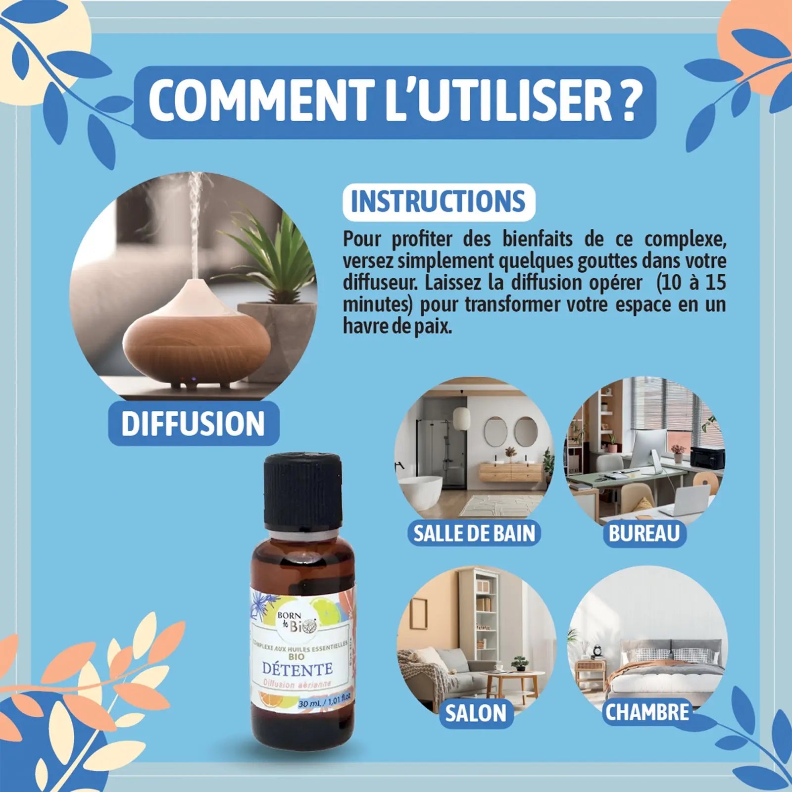 Détente - Complexe aux huiles essentielles Certifiées Bio-4