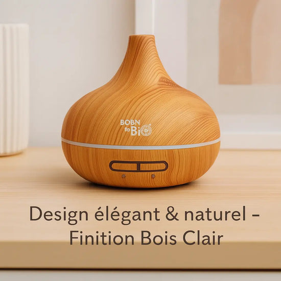 Diffuseur d'huiles essentielles aspect Bois Clair Born to Bio