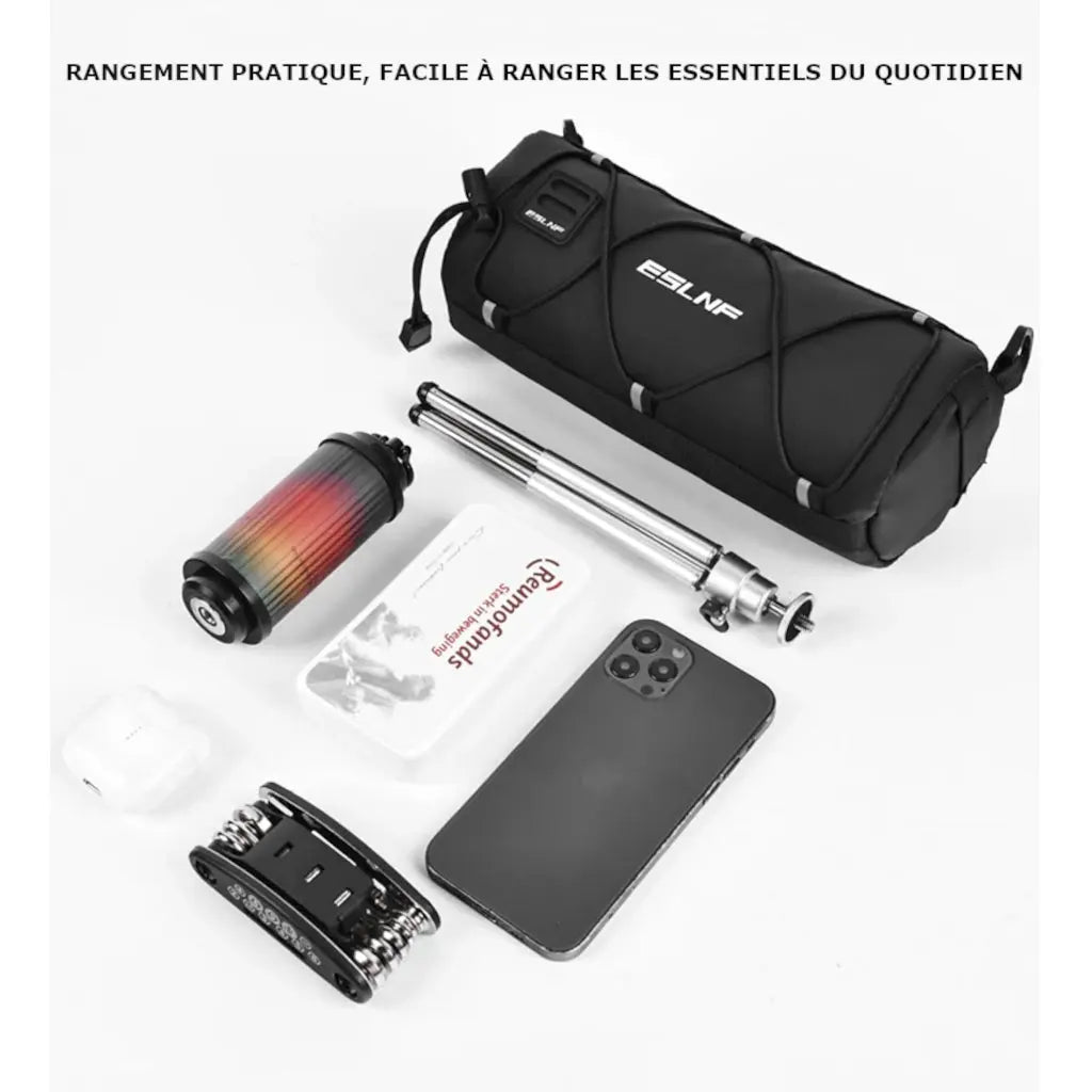 ESLNF - Sac avant de vélo, grande capacité de rangement Purmental