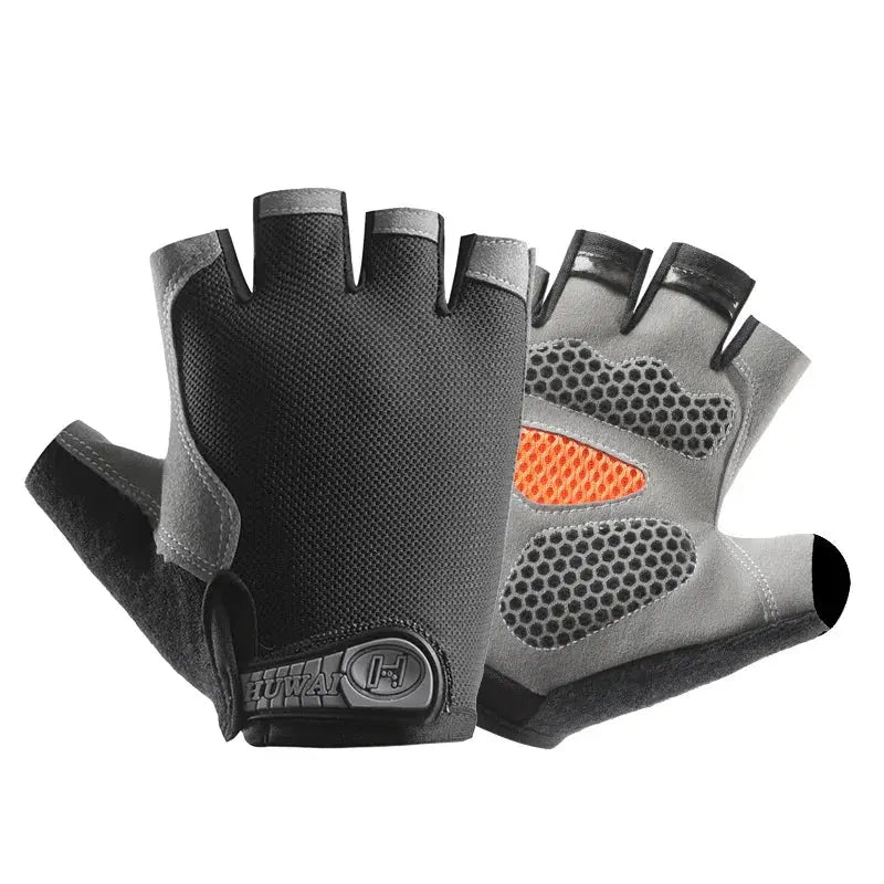 Breathable Anti-Slip Half Finger Gloves for Fitness Cycling Summer Gym Cycling Gloves for Men and Women Bicycle Riding Fishing