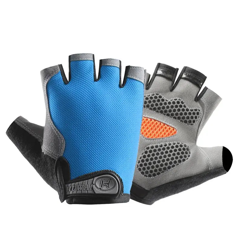 Breathable Anti-Slip Half Finger Gloves for Fitness Cycling Summer Gym Cycling Gloves for Men and Women Bicycle Riding Fishing