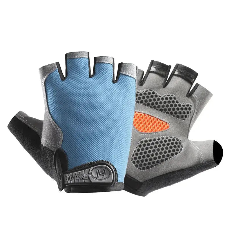 Breathable Anti-Slip Half Finger Gloves for Fitness Cycling Summer Gym Cycling Gloves for Men and Women Bicycle Riding Fishing