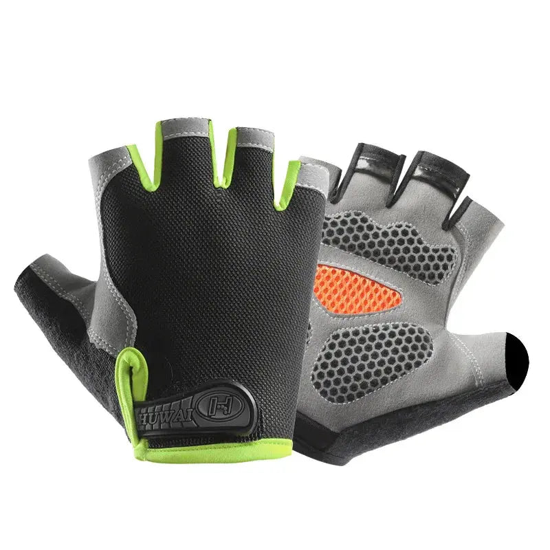 Breathable Anti-Slip Half Finger Gloves for Fitness Cycling Summer Gym Cycling Gloves for Men and Women Bicycle Riding Fishing
