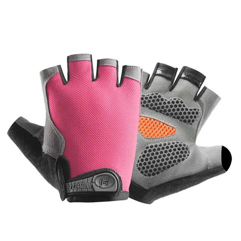 Breathable Anti-Slip Half Finger Gloves for Fitness Cycling Summer Gym Cycling Gloves for Men and Women Bicycle Riding Fishing