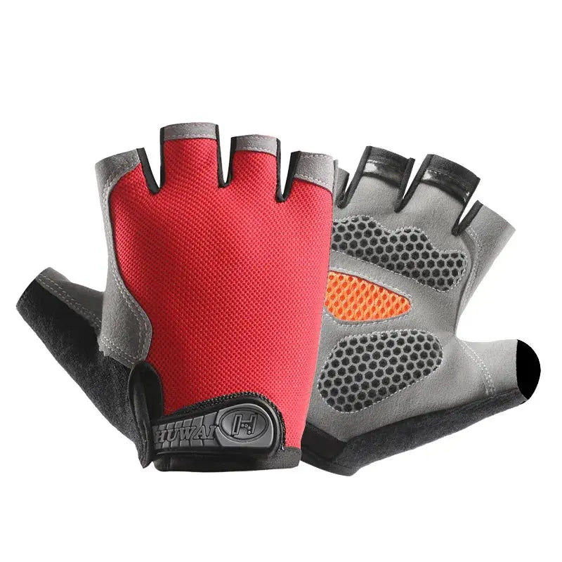 Breathable Anti-Slip Half Finger Gloves for Fitness Cycling Summer Gym Cycling Gloves for Men and Women Bicycle Riding Fishing