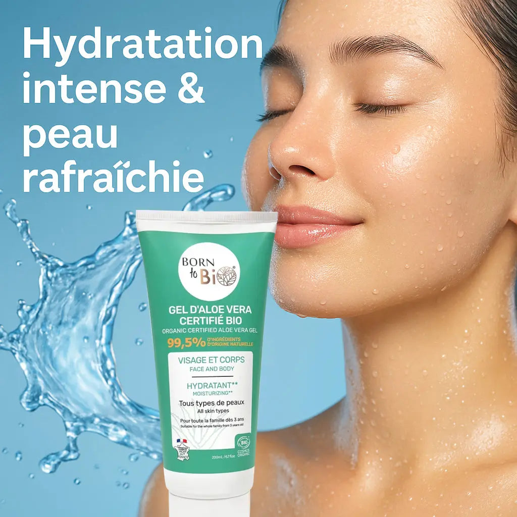 Gel Aloe vera Certifié Bio Born to Bio