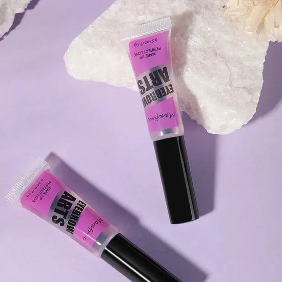Gel à sourcils longue tenue, fixe, étanche, séchage rapide, transparent