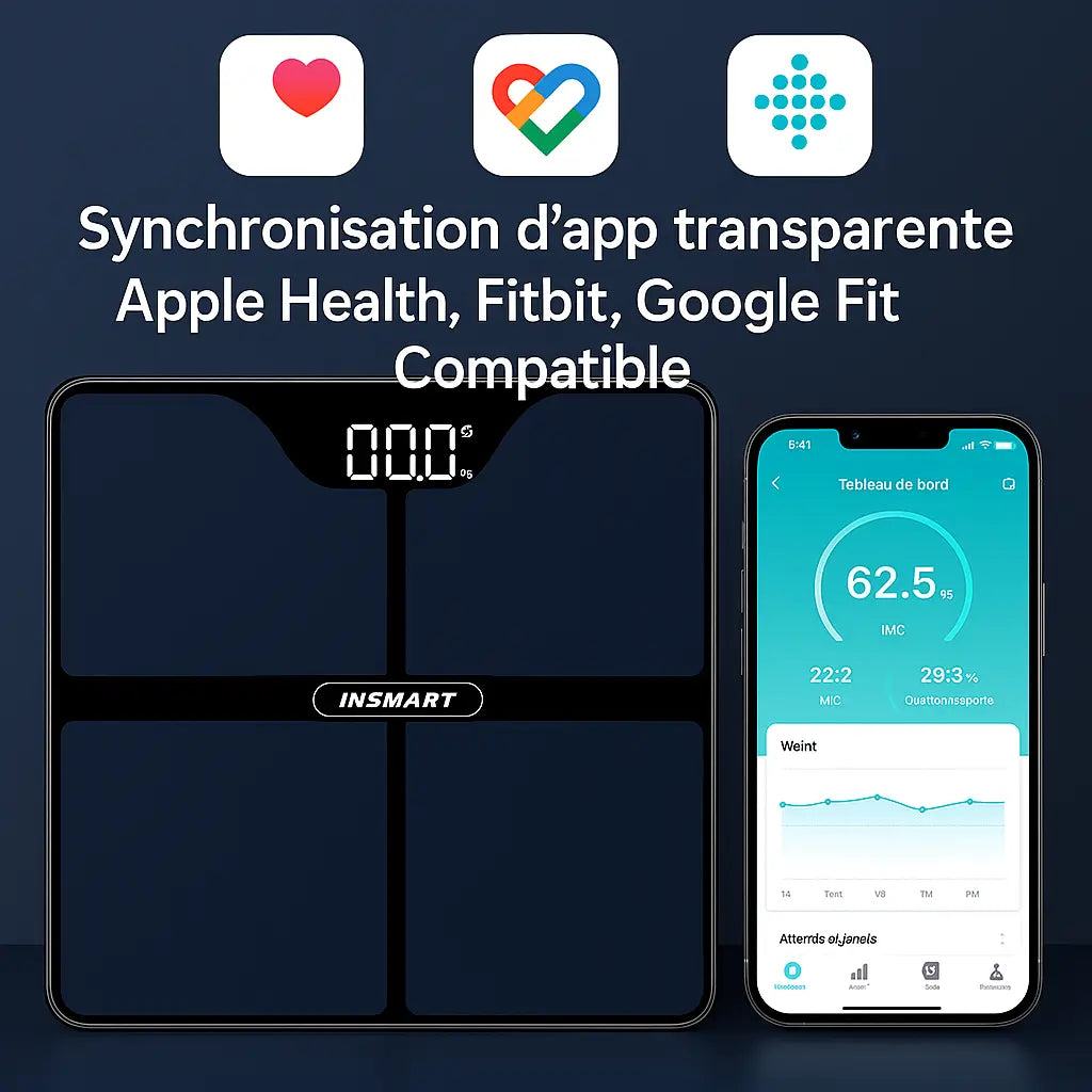 INSMART - Balance numérique avec bioimpédancemètre Purmental