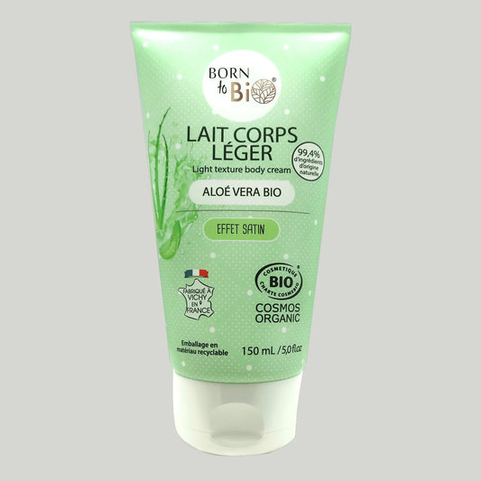 Lait Corps Léger Aloé Vera - Certifié Bio Born to Bio