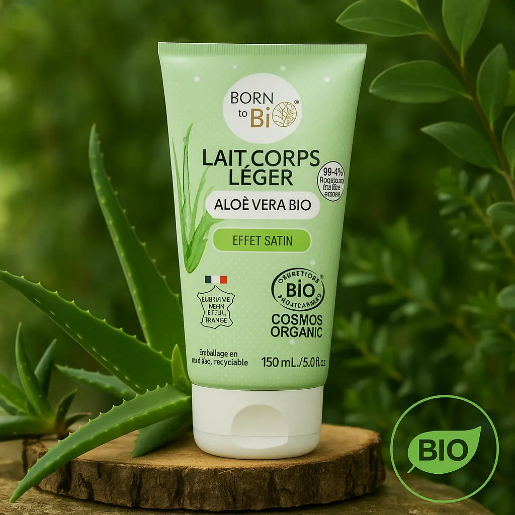 Lait Corps Léger Aloé Vera - Certifié Bio Born to Bio