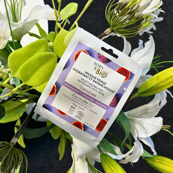 Masque visage Hydratant et Rafraîchissant en coton - Certifié Bio-2