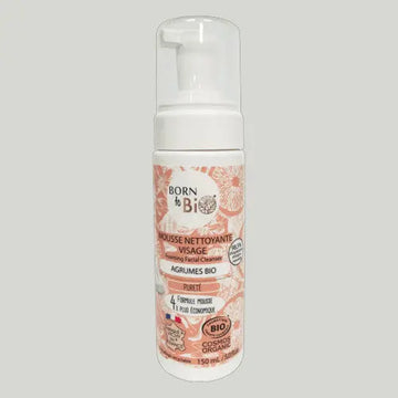 Mousse Nettoyante Visage Agrumes - Certifiée bio Born to Bio