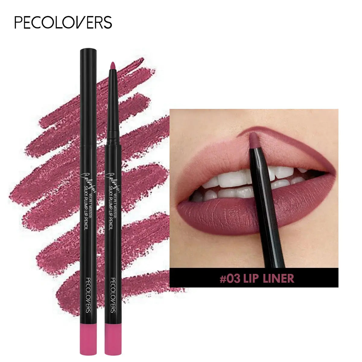 PECOLOVERS - Crayon à lèvres mat imperméable