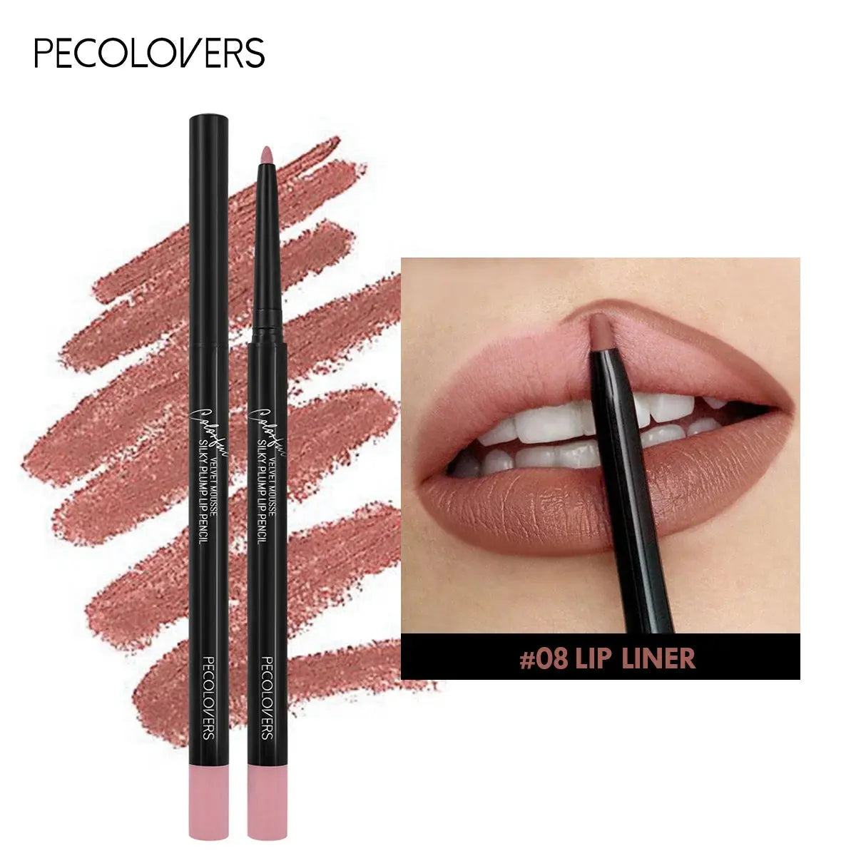 PECOLOVERS - Crayon à lèvres mat imperméable