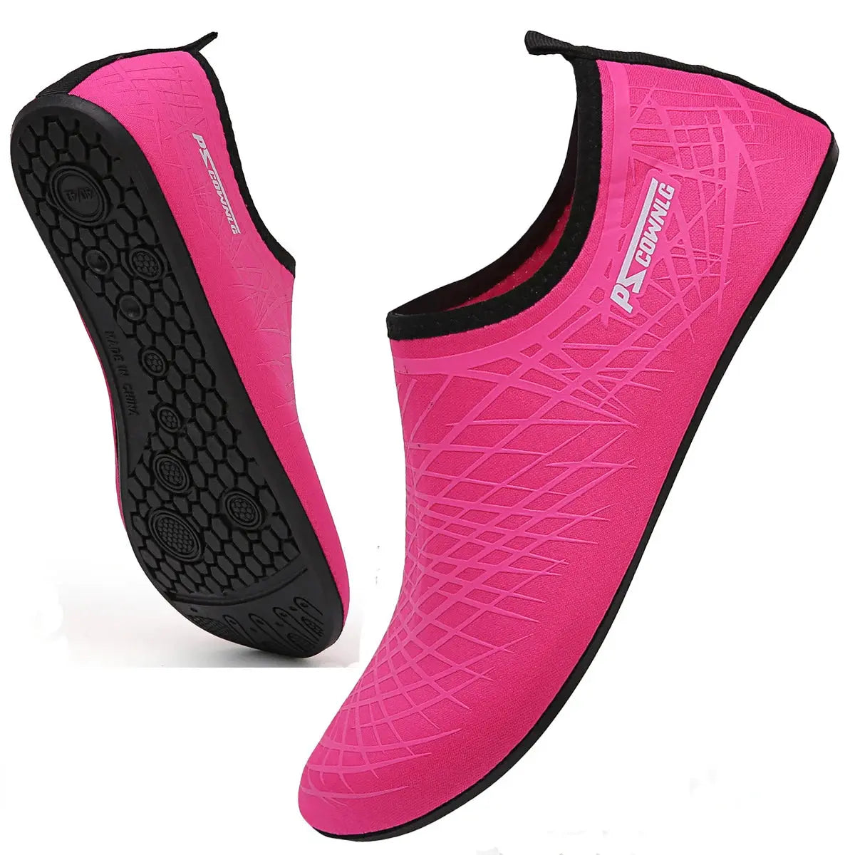 PSCOWNLG Chaussures aquatiques - Chaussettes à séchage rapide pour la plage, la natation, le yoga, les exercices aquatiques