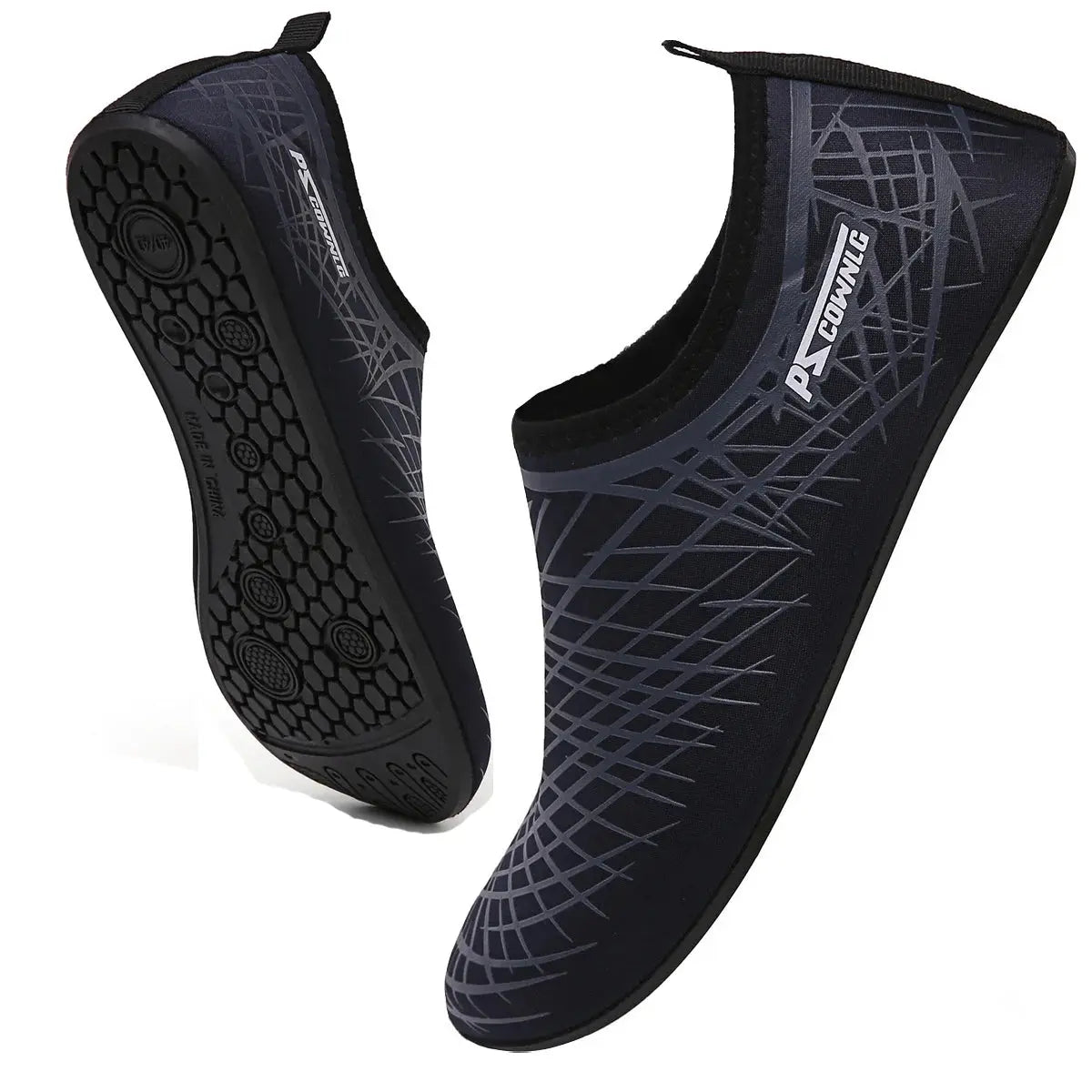 PSCOWNLG Chaussures aquatiques - Chaussettes à séchage rapide pour la plage, la natation, le yoga, les exercices aquatiques