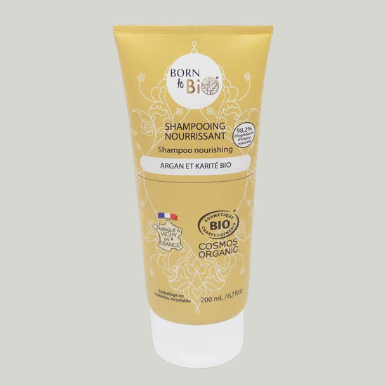 Shampoing Nourrissant à l'Argan et au Karité - Certifié Bio Born to Bio