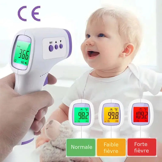Thermomètre infrarouge médical numérique sans contact pour la fièvre Purmental