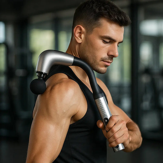 HOMEFISH - Pistolet de massage électrique portatif rechargeable pour usage domestique Purmental