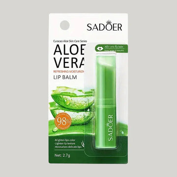 Baume à lèvres à l'aloe vera - Nourissant, rafraîchissant, hydratant, doux et non iritant Purmental