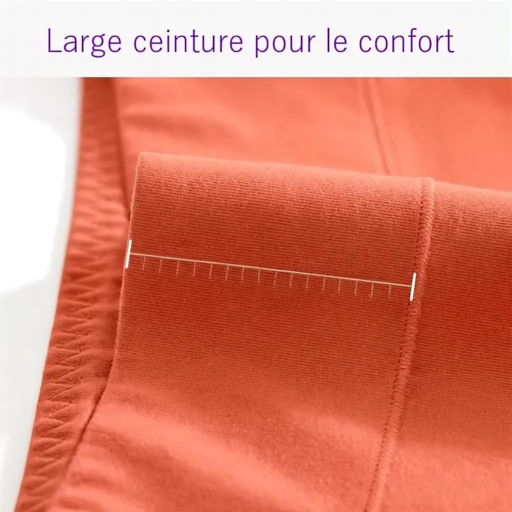Culottes menstruelles en coton à taille haute - sous-vêtements périodiques anti-fuites - Purmental