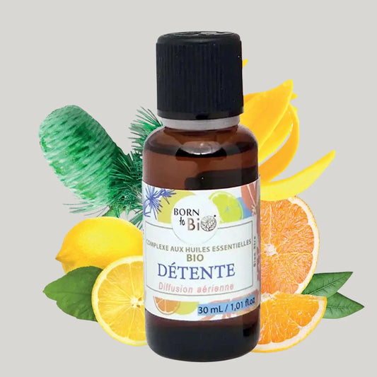 Détente Aromathérapie aux huiles essentielles Certifiées Bio Born to Bio