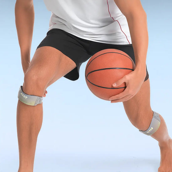 Genouillères - Support genou réglable, protection pressurisée du tendon rotulien - Purmental