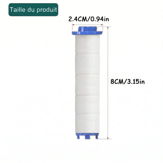 Lot de 5 Filtres de Remplacement Pommeau de Douche - Filtrant Haute Pression - Purmental