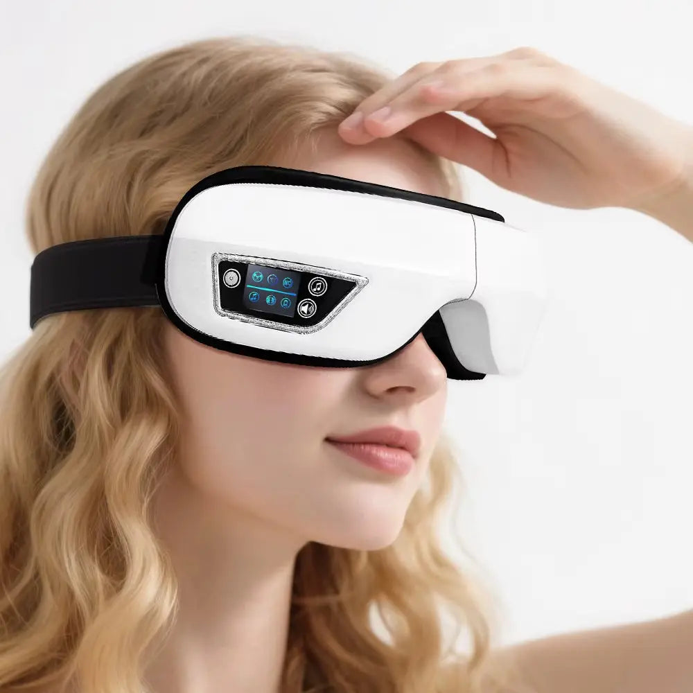 Masseur Oculaire À Vibrations Portable Intelligent - Massage Des Yeux, Relaxation, Compresse D'Airbag - Purmental