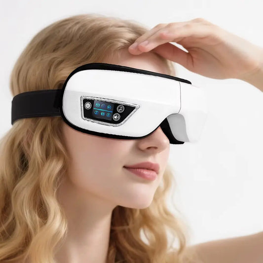 Masseur Oculaire À Vibrations Portable Intelligent - Massage Des Yeux, Relaxation, Compresse D'Airbag - Purmental