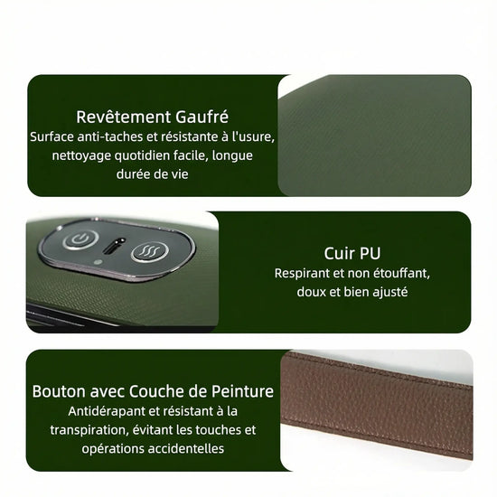 Appareil de massage cervicale sans fil - massage cou et épaules - Purmental