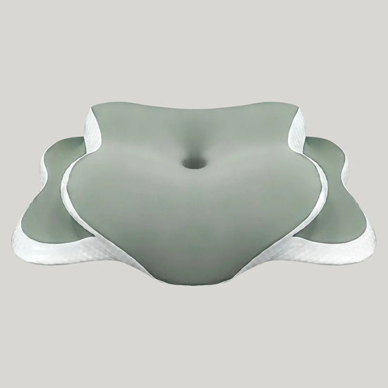 Oreiller cervical - Oreiller ergonomique en mousse à mémoire de forme - Purmental