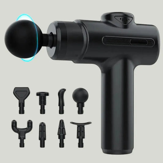 Pistolet de Massage Électrique à Percussion Profonde avec 8 têtes interchangeables - Purmental