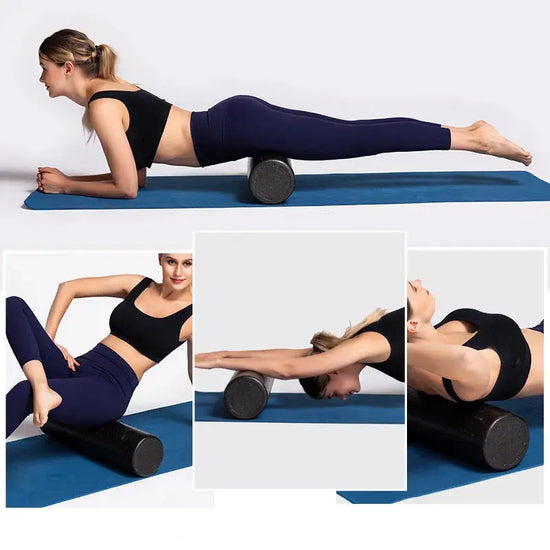 PulseRoll EPP - Rouleau de Yoga en mousse EPP, portable, pour exercices de Pilates