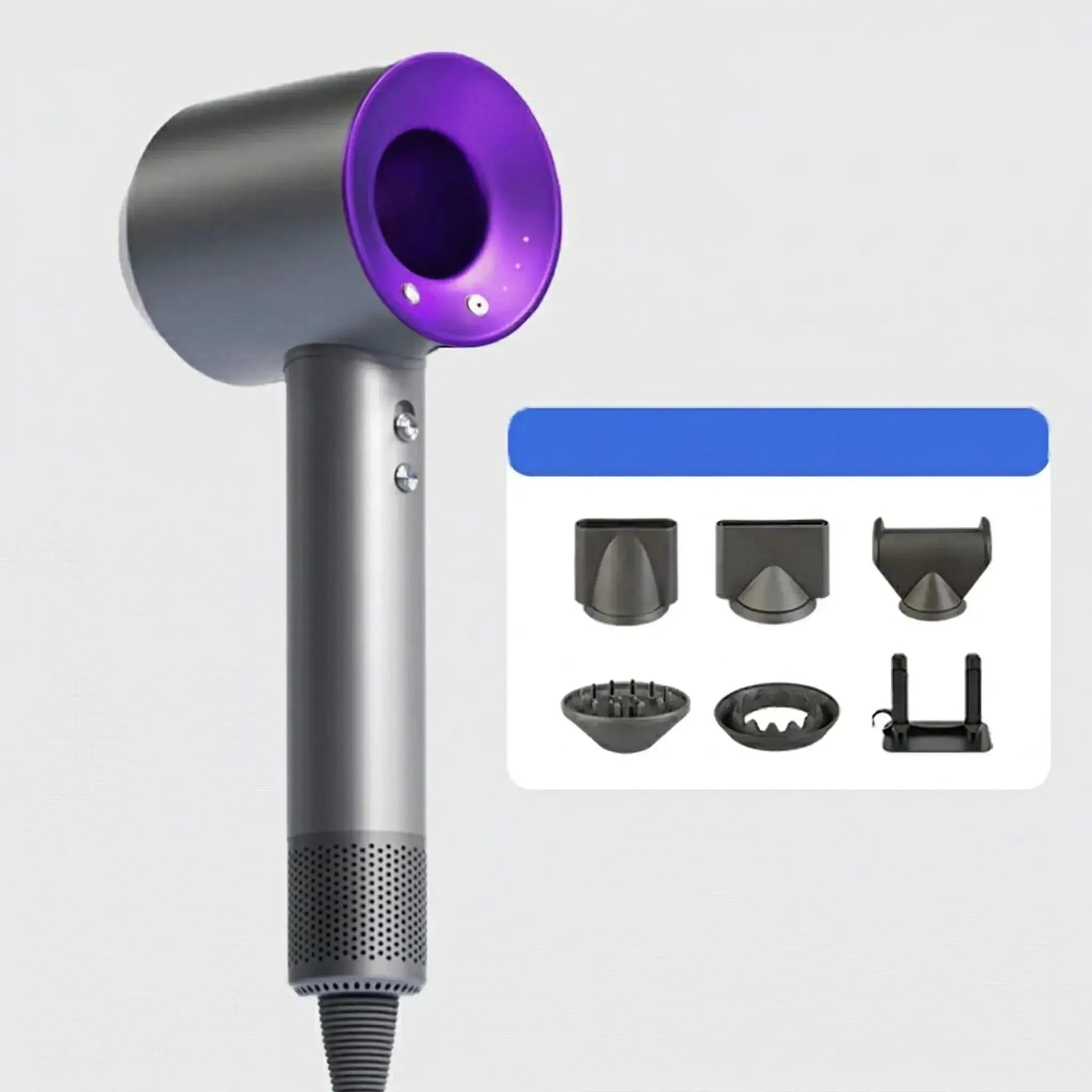 Sèche Cheveux Professionnel Ionique – Puissant, Léger et Rapide - Purmental