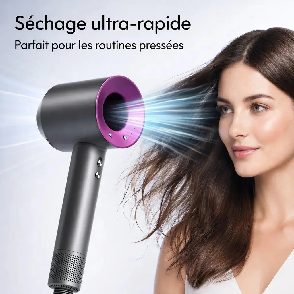 Sèche Cheveux Professionnel Ionique – Puissant, Léger et Rapide - Purmental