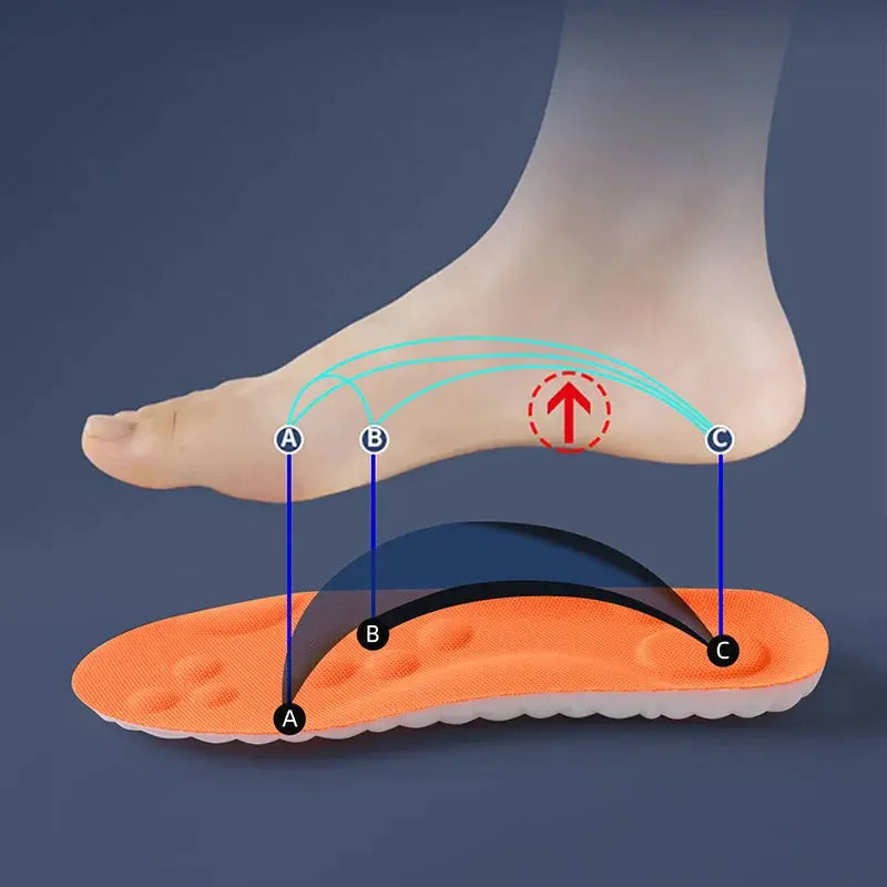 Semelles Intérieures Découpables Santé Pour Le Confort Des Pieds - Beige - Adulte - Fabriqué En France