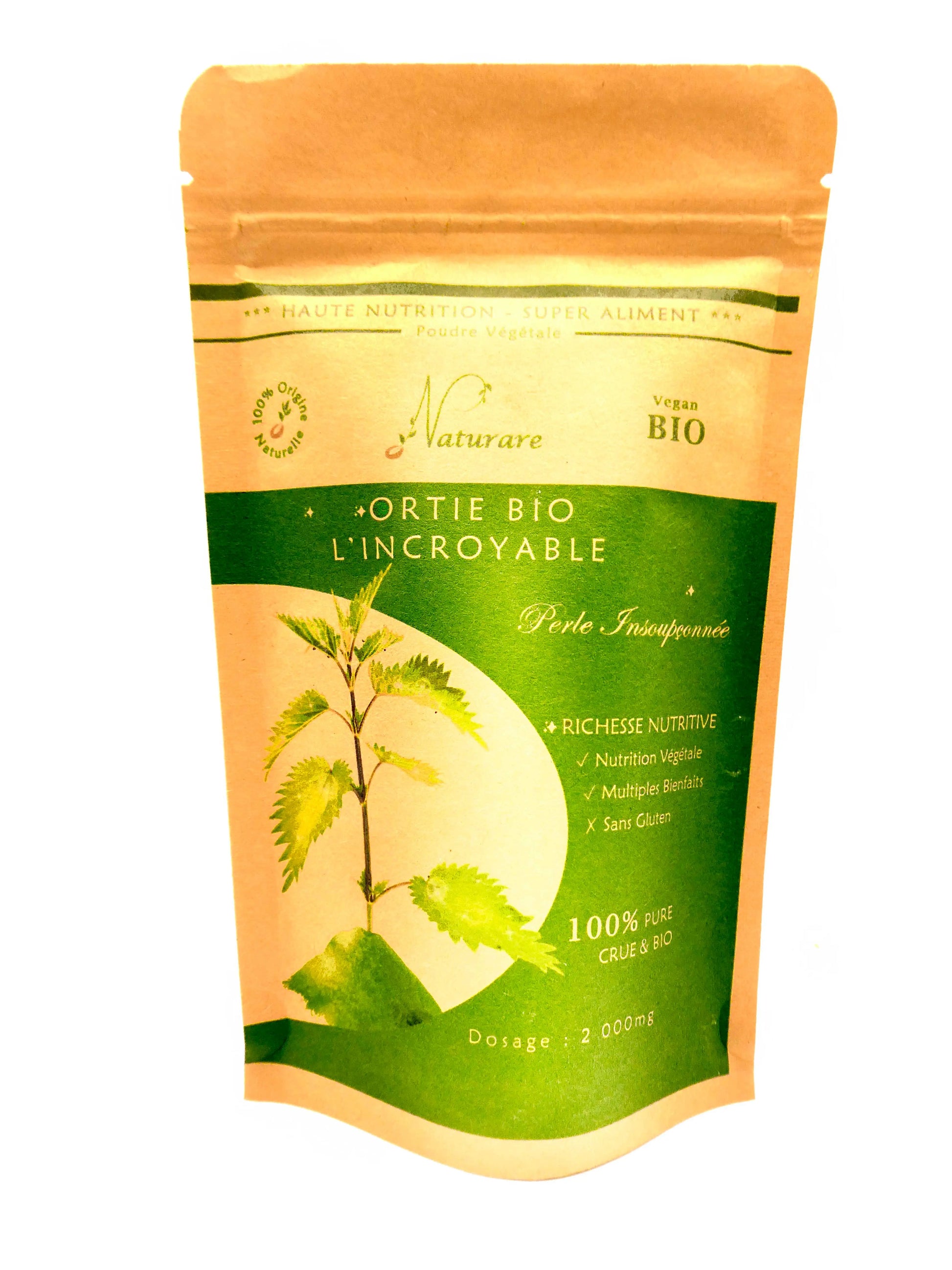 The Incredible Organic Nettle 2000mg - Food Supplement-0